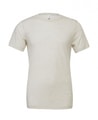 Heren T-shirt Bella Triblend Crew Neck 3413 White Fleck Triblend
